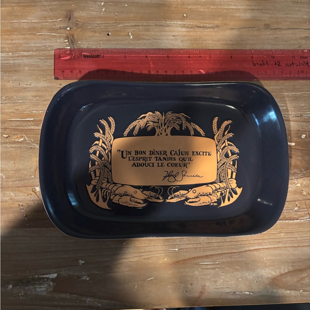 Vintage Floyd Sonnier Crawfish Dish by Frankoma - Picture 4 of 4